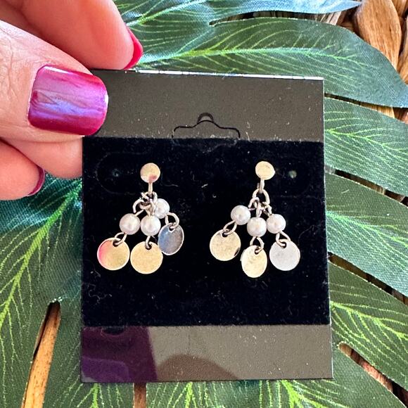 BOGO FREE BEADED DISC EARRINGS - Picture 1 of 4